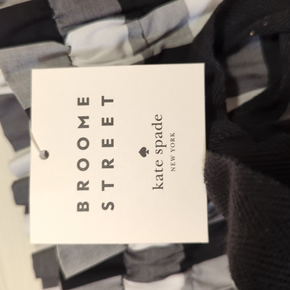NWT Kate Spade Broome Street Collection Checkered Gingham Skirt Size Small - Picture 7 of 8